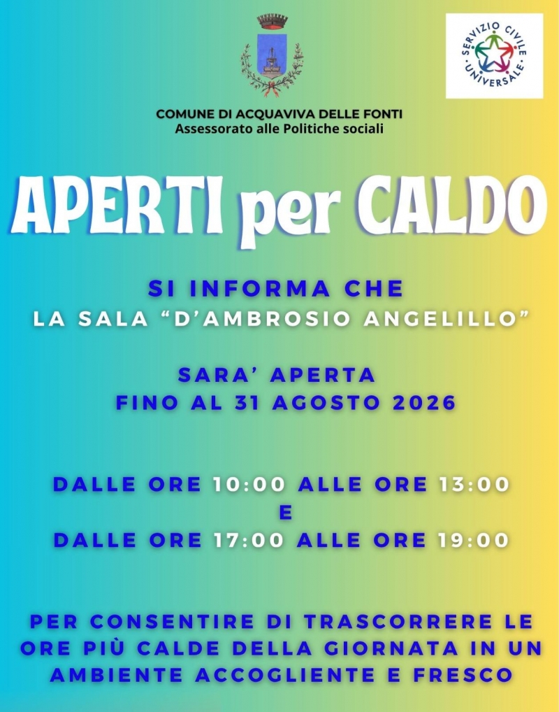 Aperti per caldo