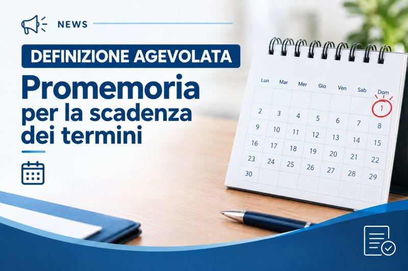 Promemoria scadenza adesione alla definizione agevolata